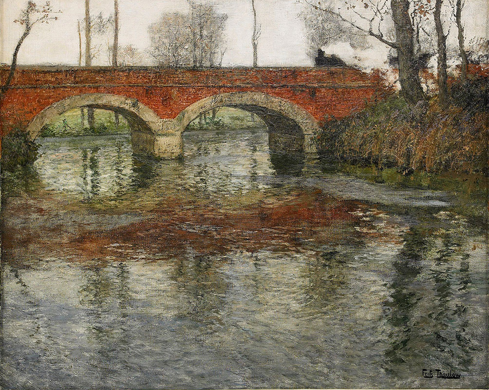 French River with Bridge